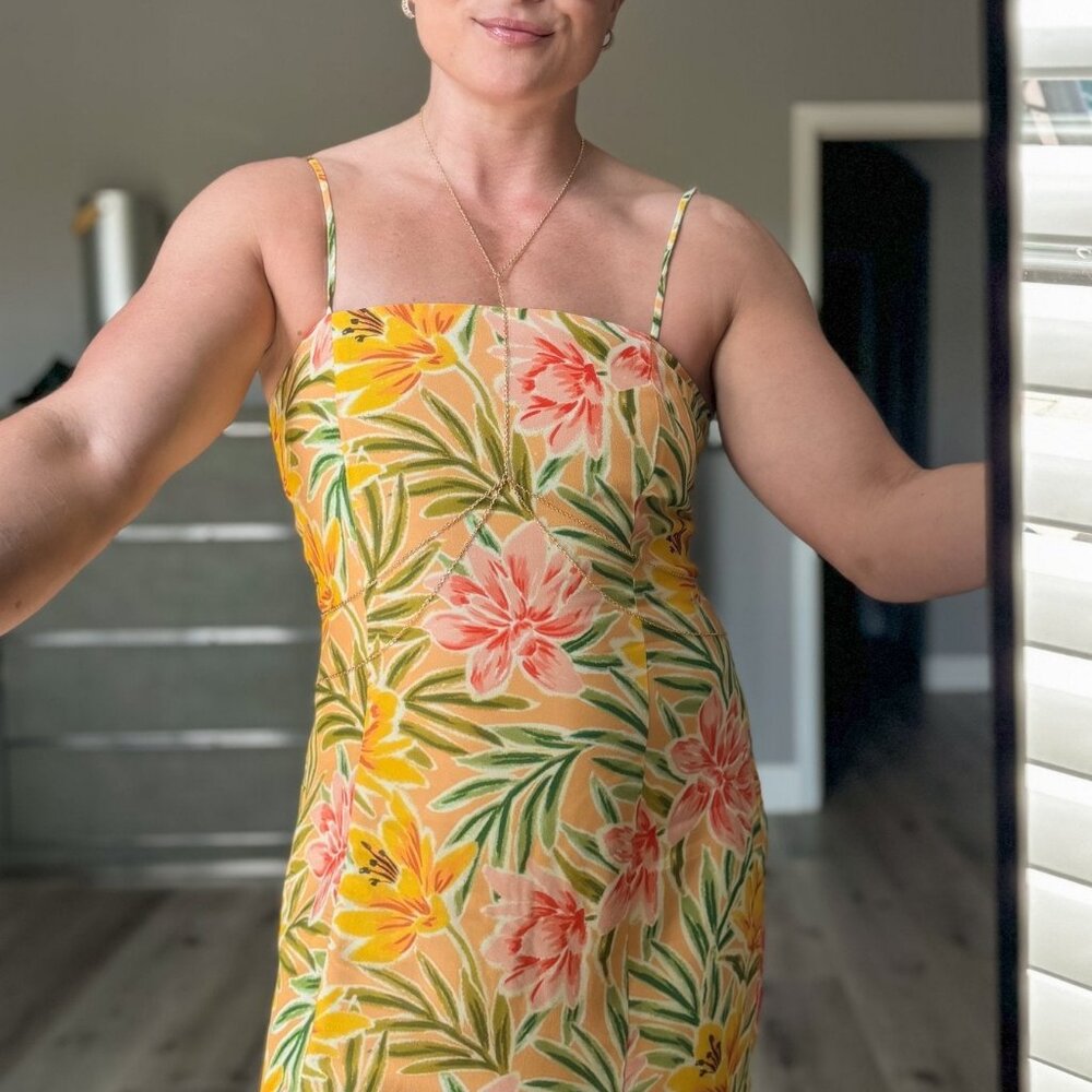 Mini Women's Summer Dresses | Tan Multi